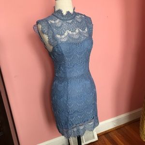 Free People lace backless dress